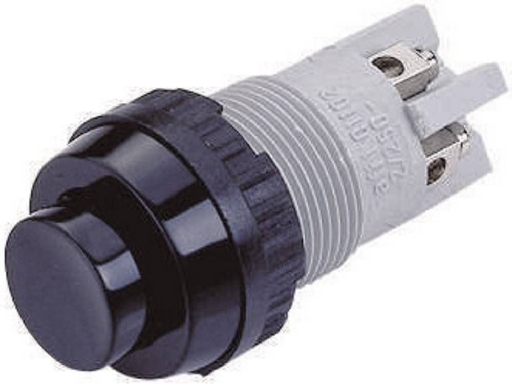 RAFI Push Button Switch, Momentary, Panel Mount, 18.2mm Cutout, 2NO,