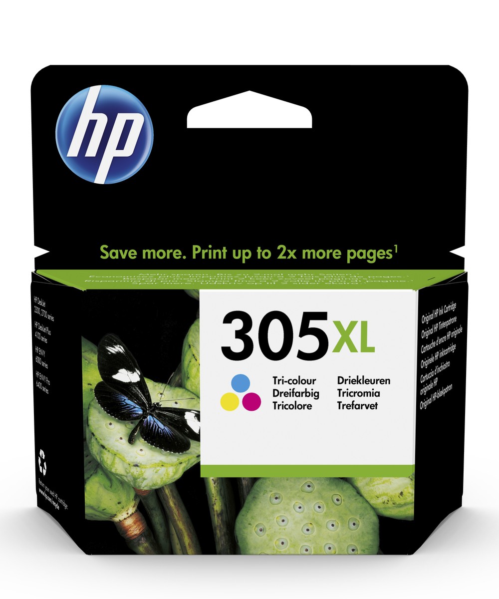 HP 305XL High Yield Tri-color Original Ink Cartridge - HP 305XL High