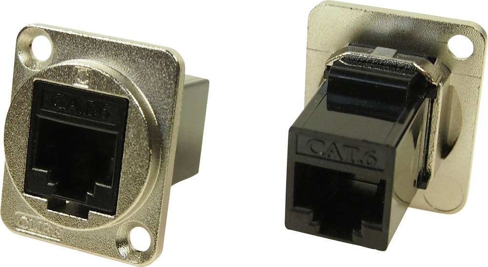 Cliff XLR adaptor UTP RJ45 Cat6 Adapter, Einbau CP30222M CP30222M