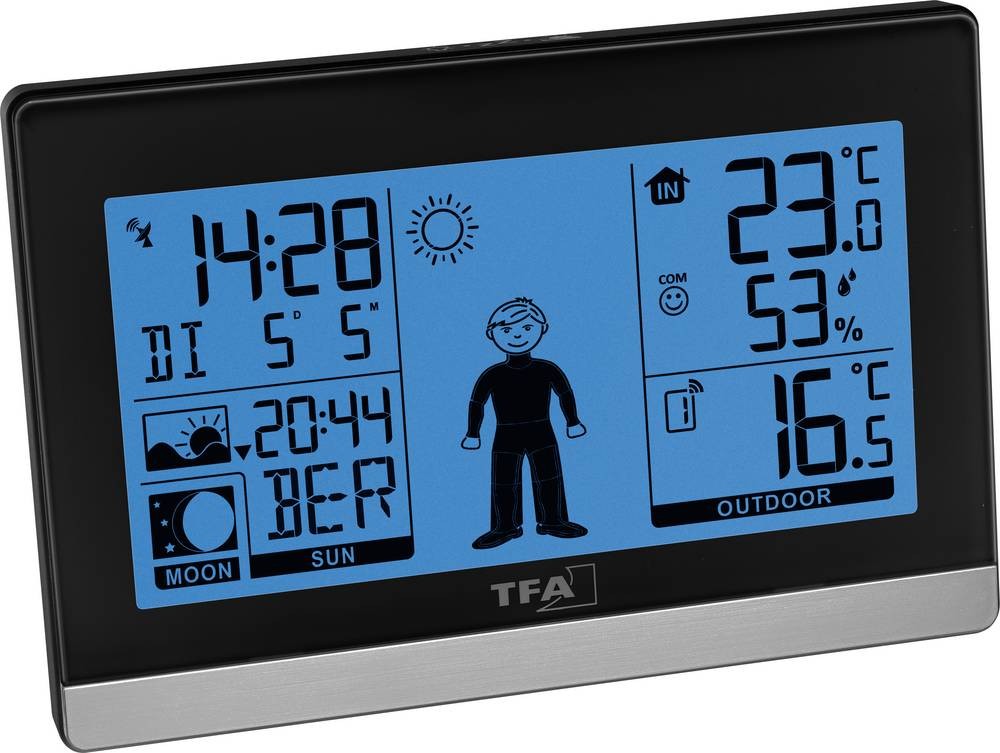 TFA Dostmann Weather Boy 35.1159.01 Funk-Wetterstation Vorhersage fü
