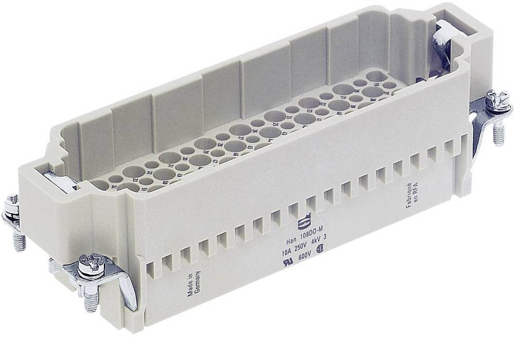 HARTING Han 108DD Stifteinsatz (M) Crimpanschluss, 108-polig+PE 250V,