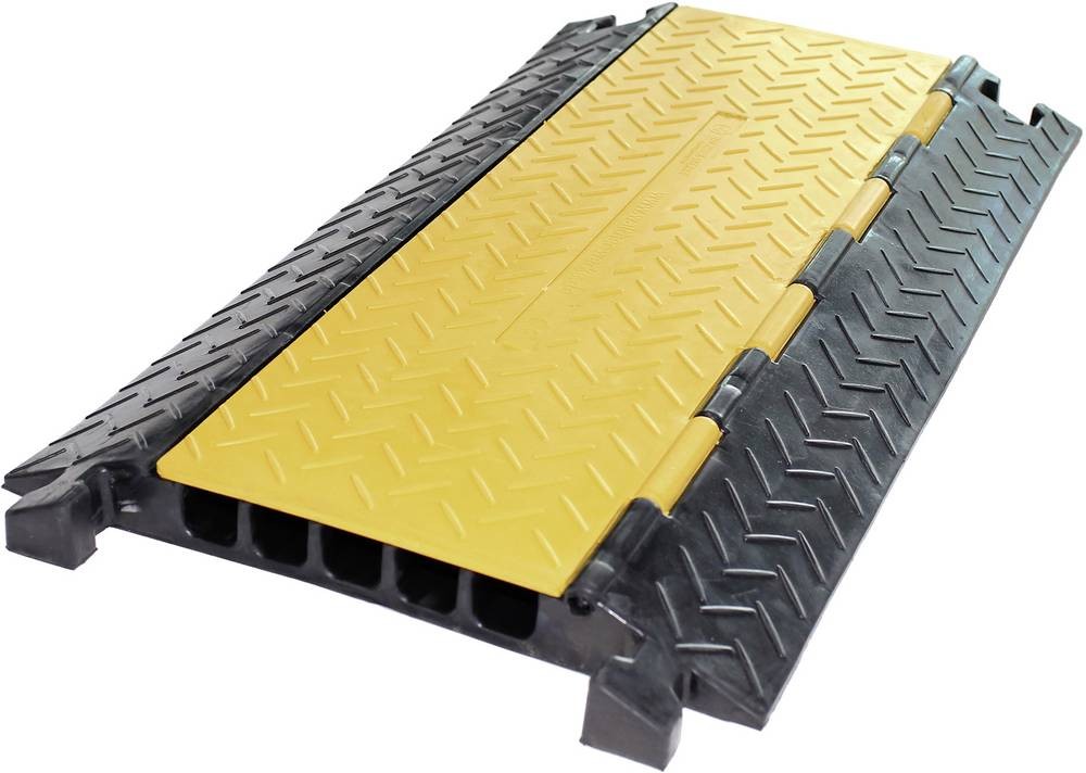 Walther Werke Kabelbrücke 39870050 Gummi Schwarz, Gelb Anzahl Kanä