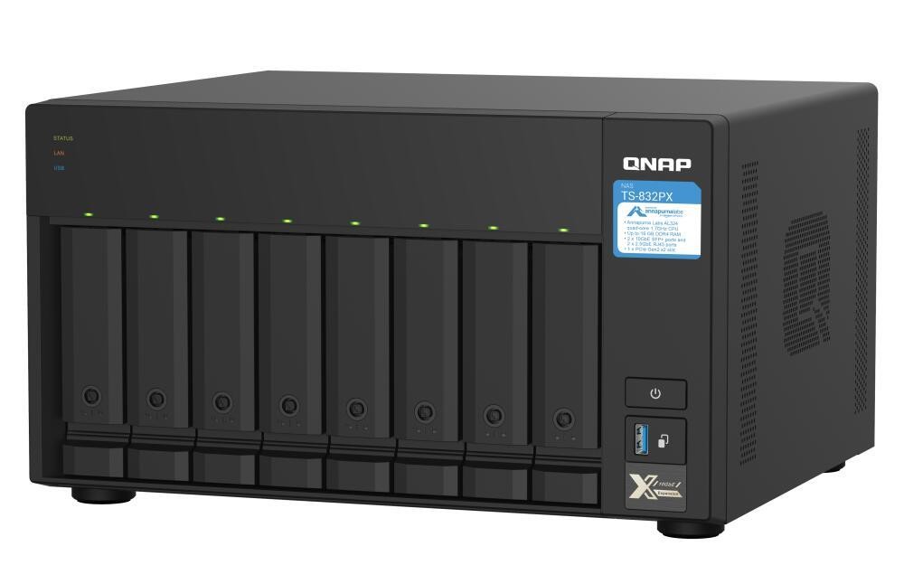 QNAP TS-832PX NAS Torre Annapurna Labs AL324 4 GB DDR4 0 TB QNAP
