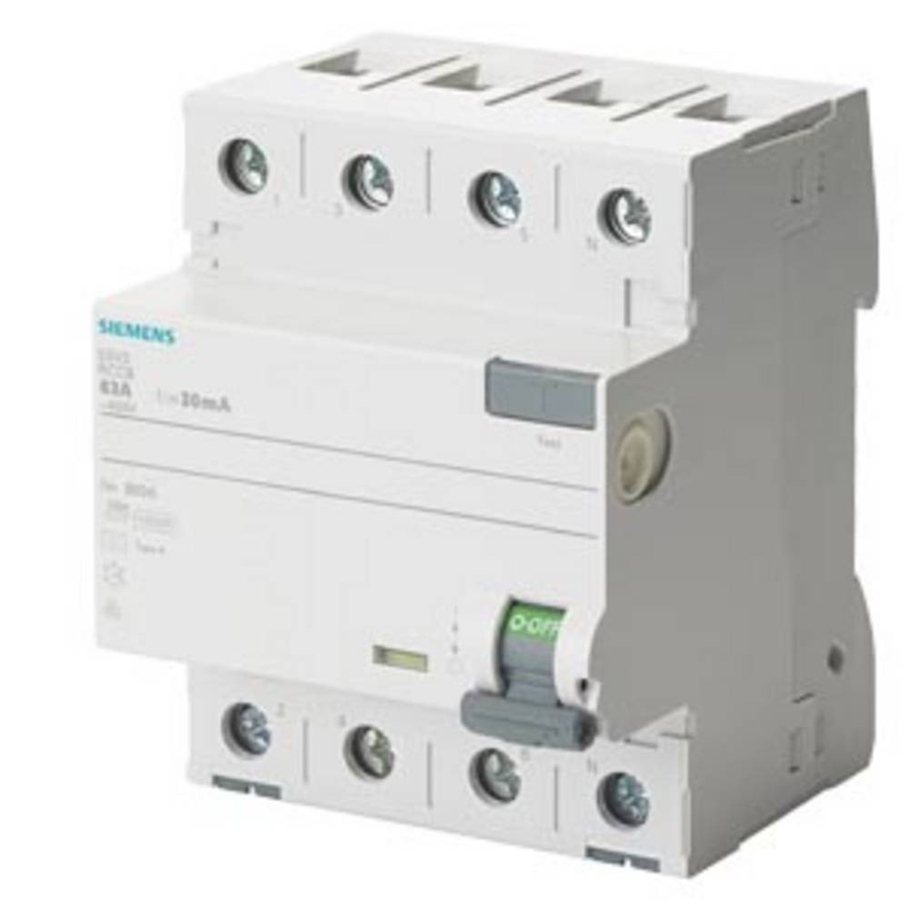 Siemens 5SV33463 5SV3346-3 FI-Schutzschalter F 63A 0.03A 400V
