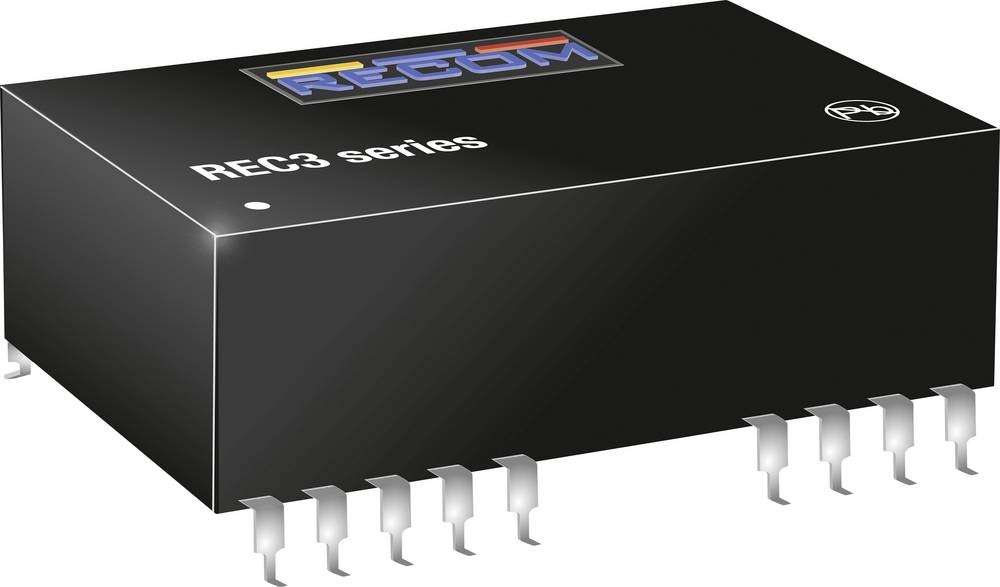 RECOM REC3-2412DRW/H4/A DC/DC-Wandler, Print 125mA 3W Anzahl Ausgä
