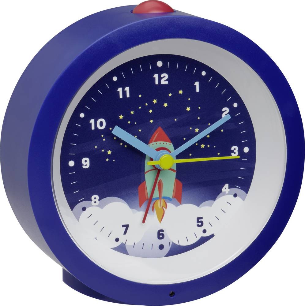 TFA Dostmann 60.1033.06 Quarz Wecker Blau Leisegang-Uhrwerk
