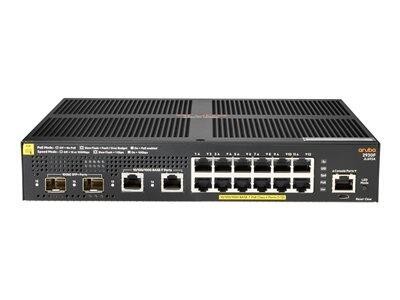 HPE Aruba Networking 2930F 12G PoE+ 2G/2SFP+ Switch - HPE Aruba