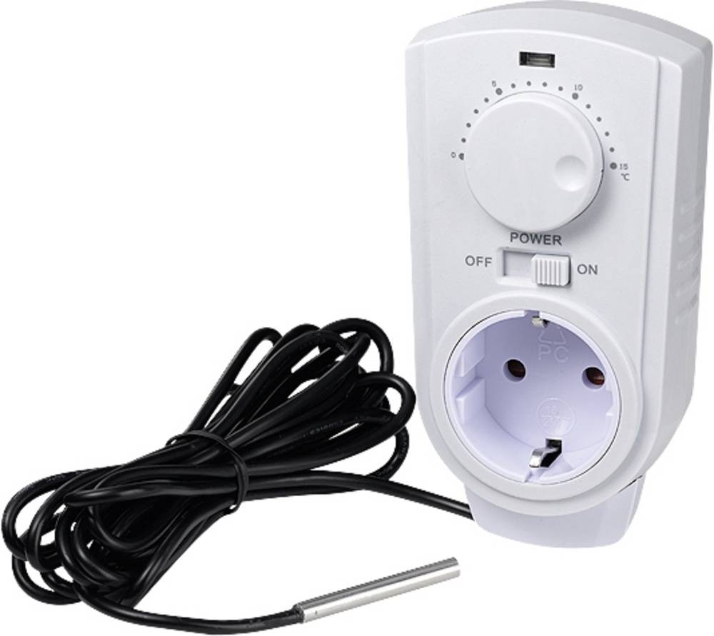 InterBär 8141-108.01 Raumthermostat Zwischenstecker 1 pezzo