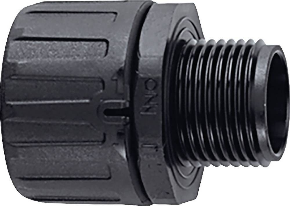 brightermannTyton 166-21009 HG67-S-M63-PA66-BK Schlauchverschraubung