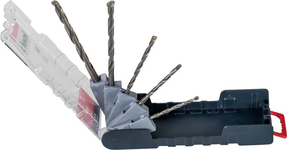 Kwb 109145 Werkzeugstahl Stein-Spiralbohrer-Set 8teilig 3 mm, 10 mm,