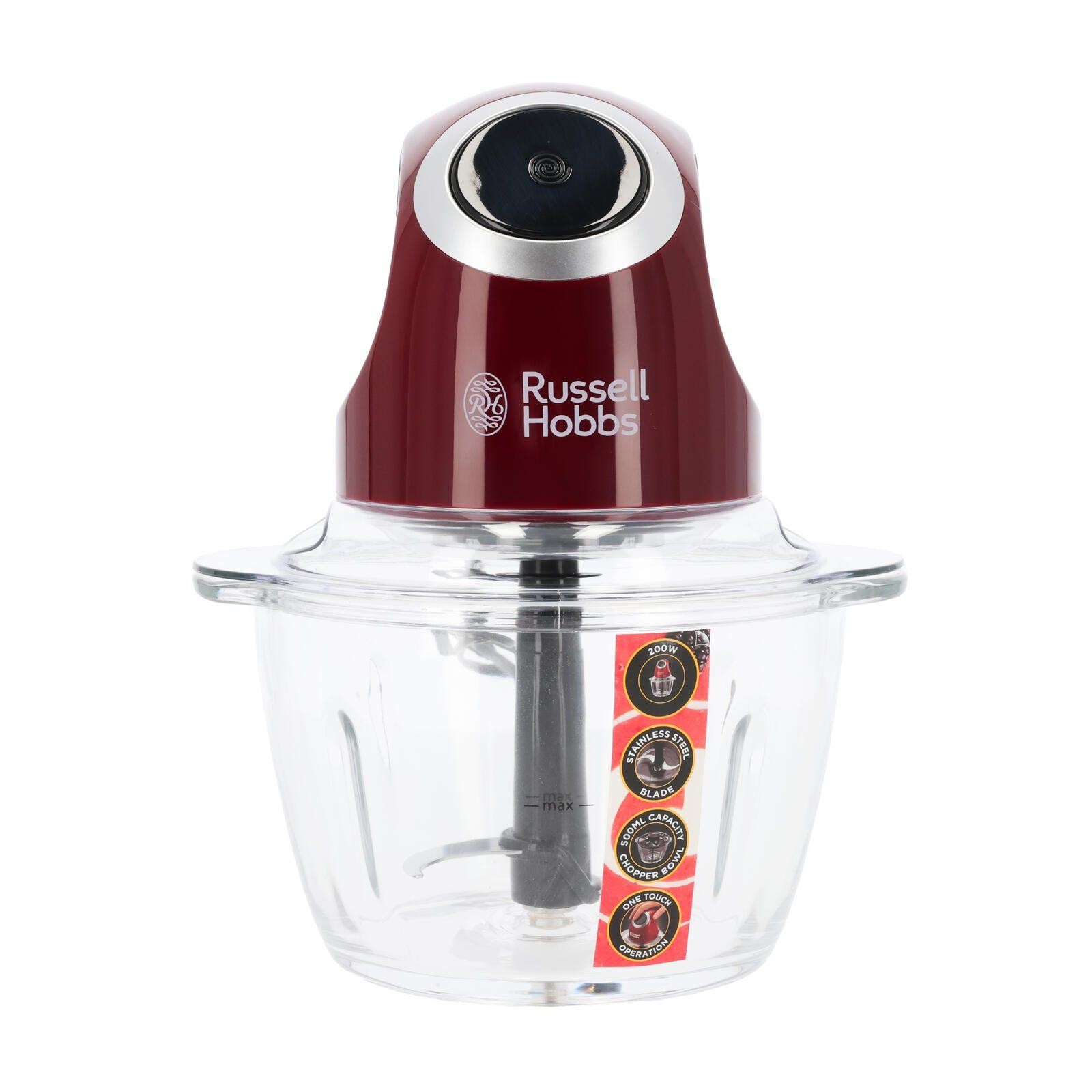 Russell Hobbs 24660-56 electric food chopper 1 L 200 W Red - Russell