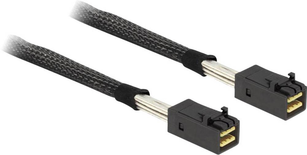 DeLOCK 0.5m, Mini SAS HD x 4 SFF 8643 Black - DeLOCK 0.5m, Mini SAS