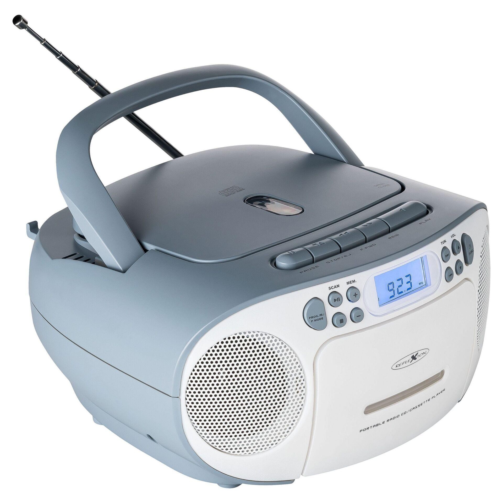 Reflexion RCR2260 Portable White, Blue - Reflexion RCR2260, Portable,