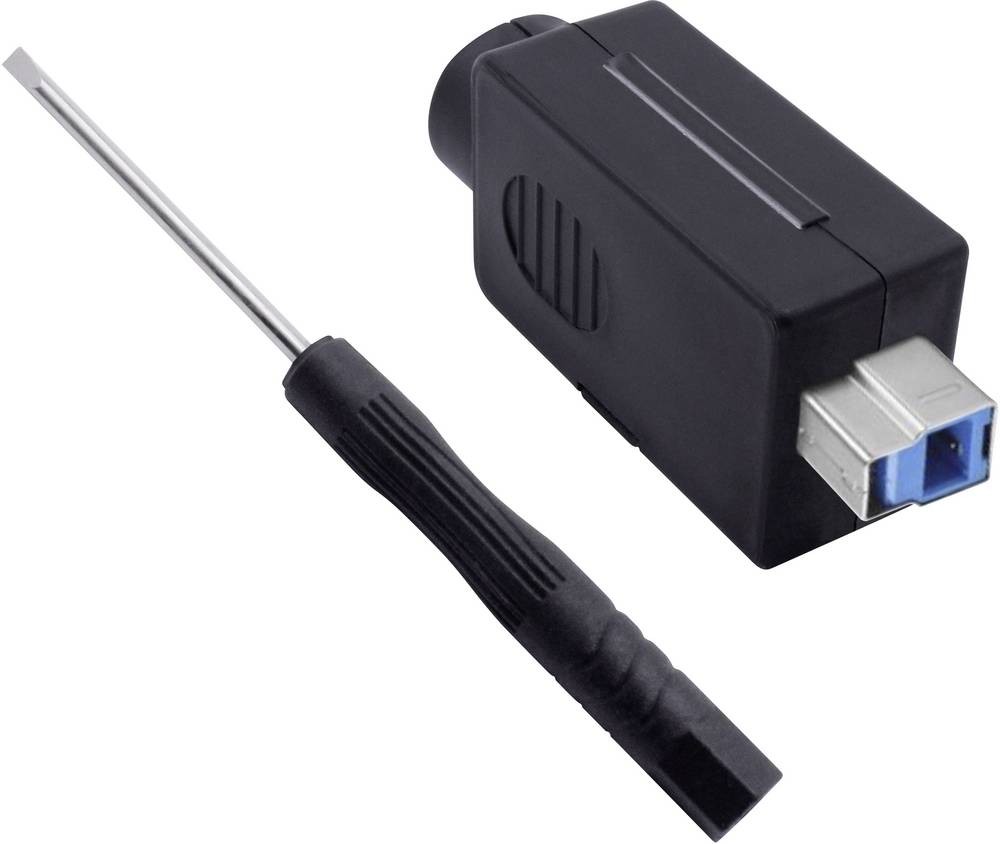 USB 3.0 Modular-plug Set, Typ B Stecker, gerade 2001C204 Quadrios