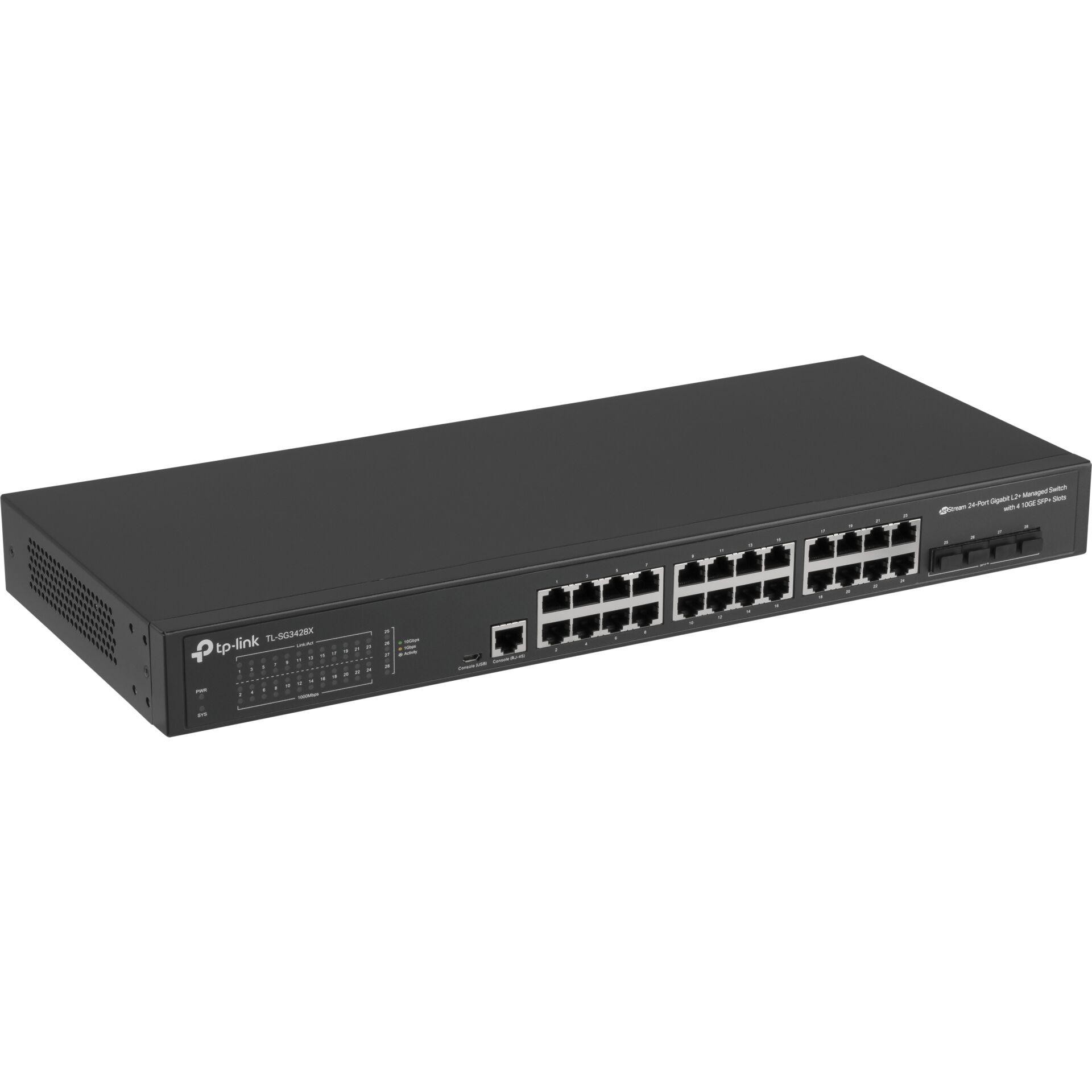 TP-Link Omada 24-Port Gigabit L2+ Managed Switch with 4 10GE SFP+
