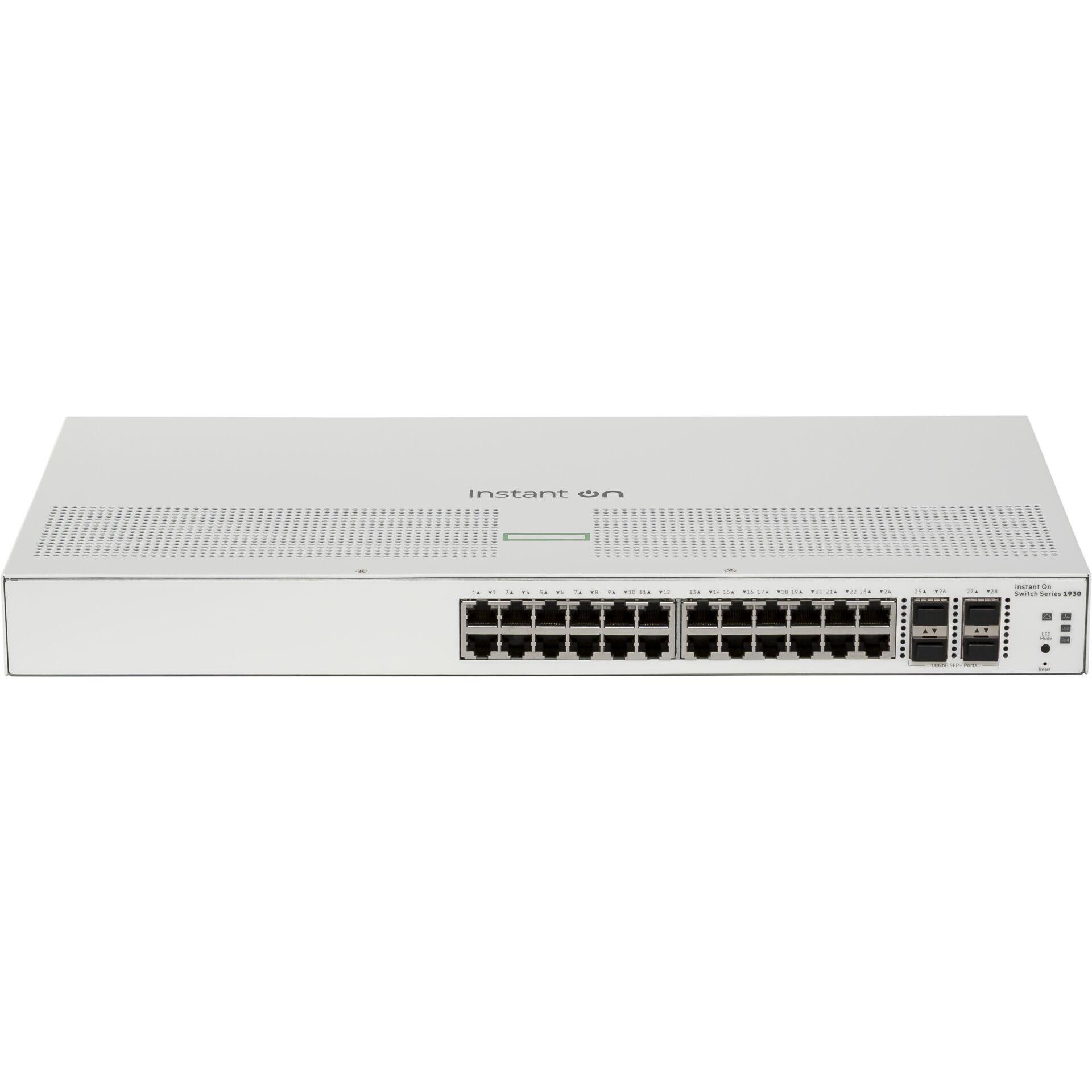 HPE Networking Instant On Switch 24p Gigabit 4p SFP+ 1930 Managed L2+