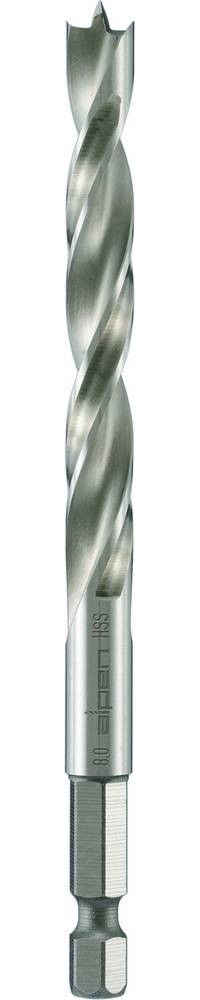 Alpen 0062200300100 Holz-Spiralbohrer 3mm Gesamtlänge 74mm 1/4\ (6.
