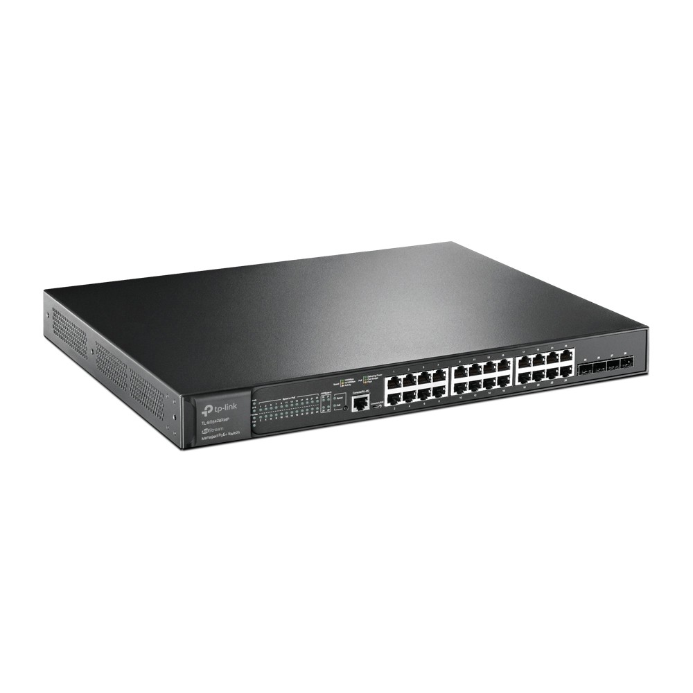 TP-Link Omada 24-Port Gigabit and 4-Port 10GE SFP+ L2+ Managed Switch