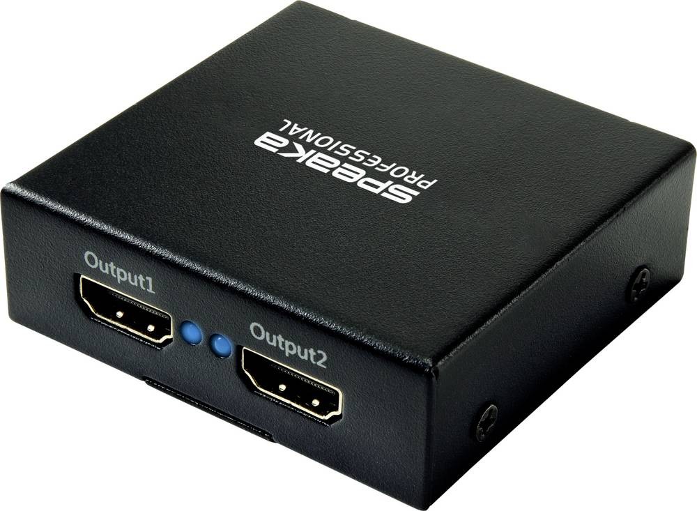 SpeaKa Professional SP-HDS-220 1+2 Port HDMI-Splitter Ultra HD-fähig
