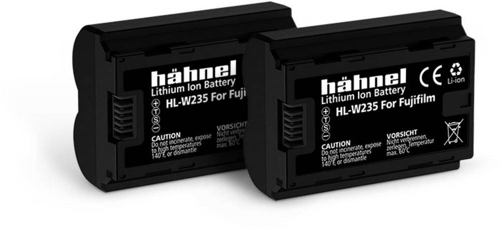 Hähnel Fototechnik HL-W235, 2er Kamera-Akku ersetzt Original-Akku (