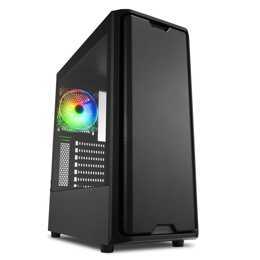 Sharkoon SK3 RGB Midi Tower Nero - Sharkoon SK3 RGB, Midi Tower, PC,