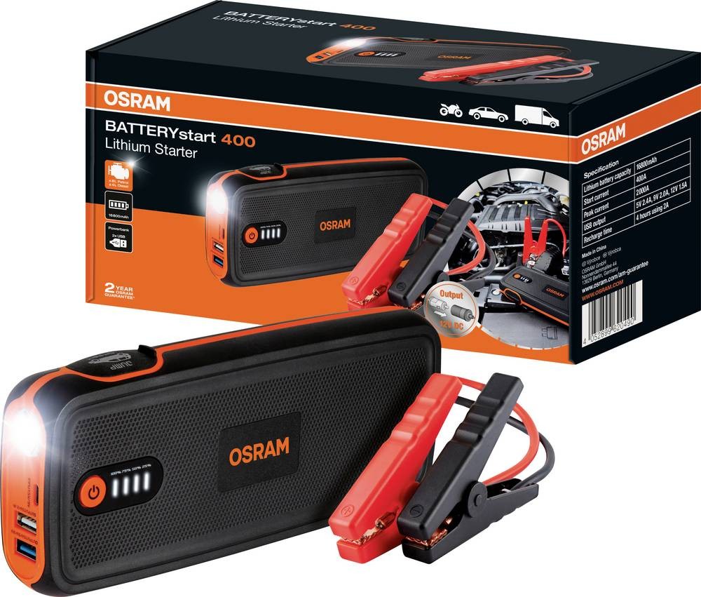 Osram Automotive Schnellstartsystem BATTERYstart 400 OBSL400