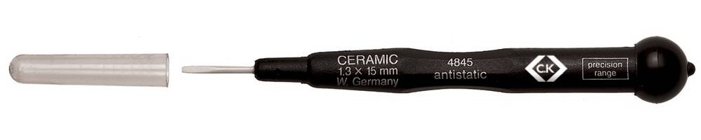 C.K ESD Schlitz-Schraubendreher Klingenbreite: 2.6mm Klingenlänge: