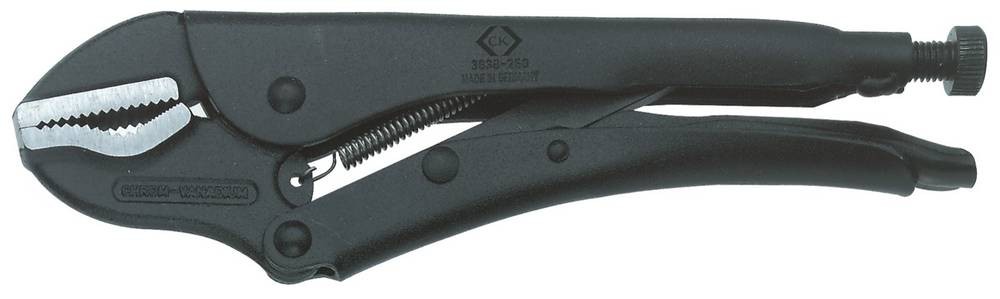 C.K T3638 10 Gripzange Gerade with Prismenaussparung 0 - 35mm 250mm