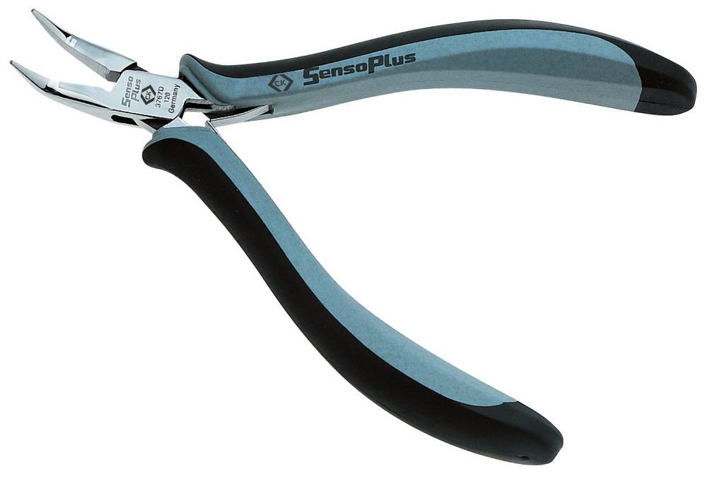 C.K T3767D 120 ESD Spitzzange 45° gebogen 130mm