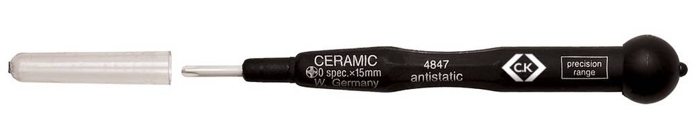 C.K T4847 0 Elektronik- u. Feinmechanik Kreuzschlitz-Schraubendreher