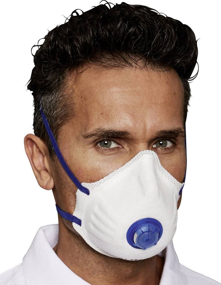 Ekastu Mandil 414 214 Feinstaubmaske mit Ventil FFP2 D 12 St. EN 149: