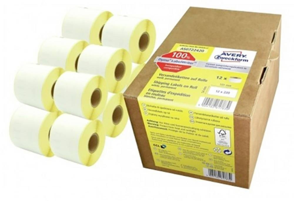 Avery-Zweckform Etiketten 101 x 54mm paper white 1 St. Permanent