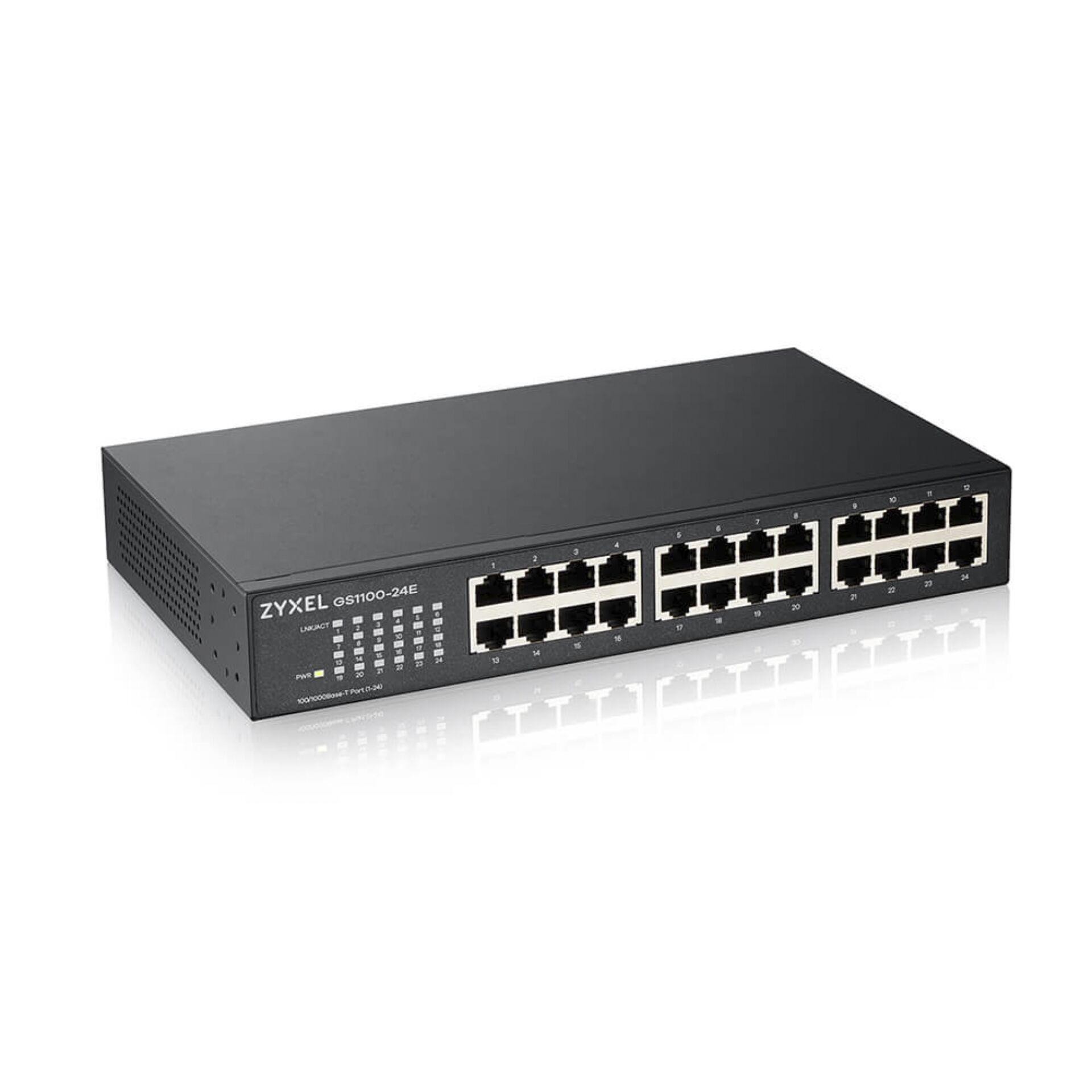 ZyXEL GS1100-24E V3 24 Port Gigabit Unmanaged Switch V3