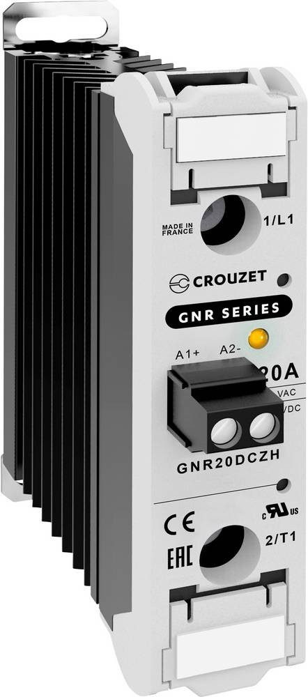 Crouzet GNR Series Solid State Relay, 20 A Load, DIN Rail Mount, 660