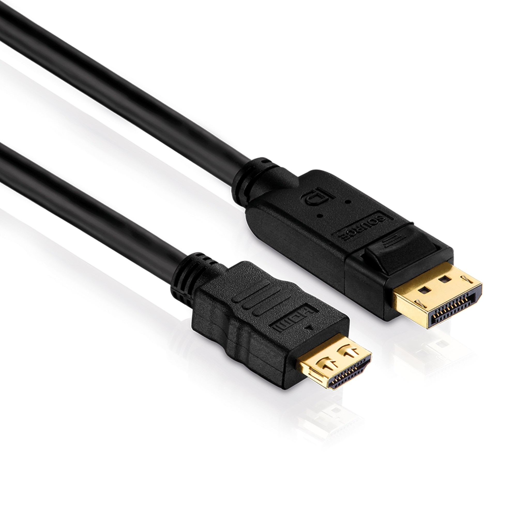 PureLink PI5100-010 video cable adapter 1 m DisplayPort HDMI Black -