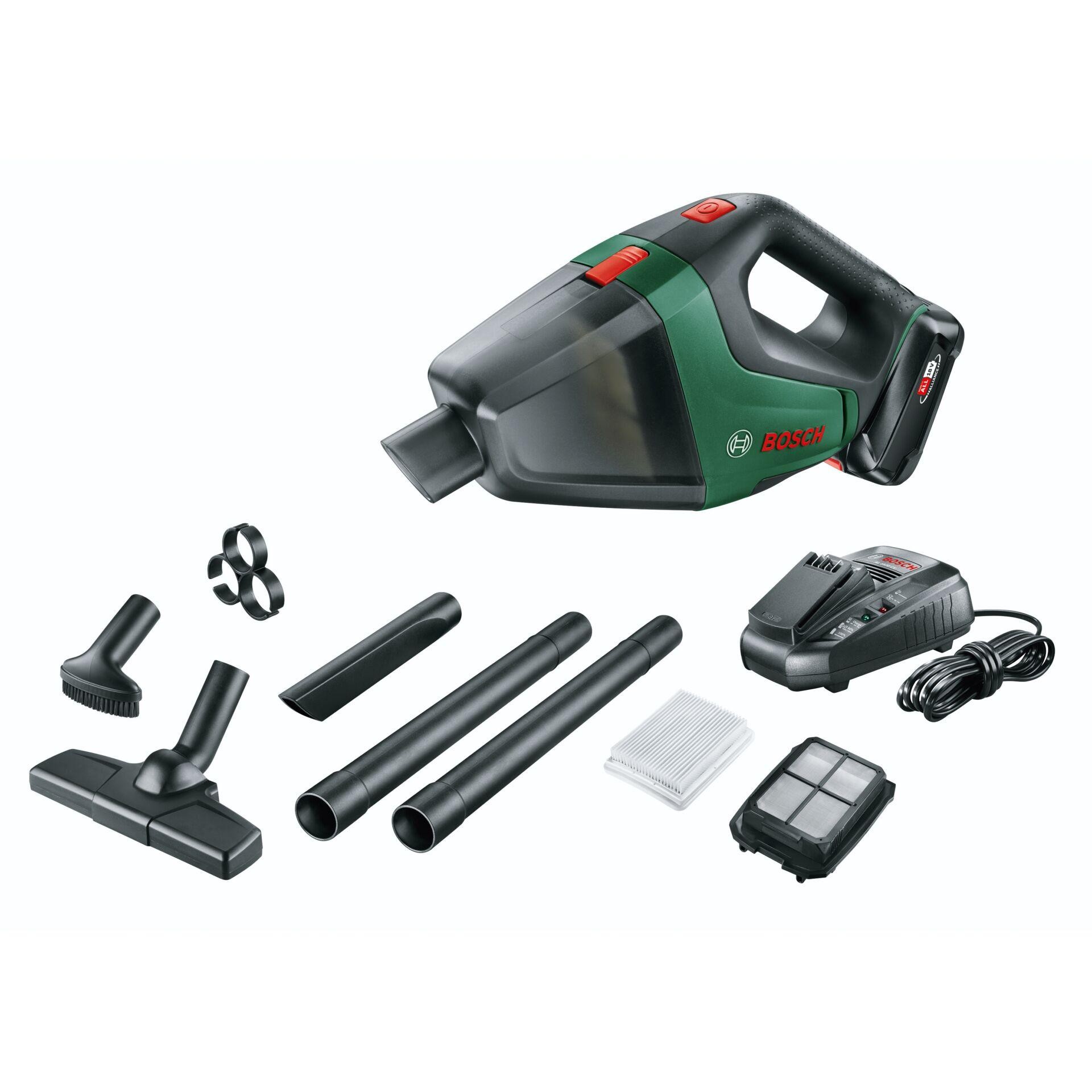 Bosch Universal Vac 18 Aspiradora escoba 2 en 1 Batería Secar Sin