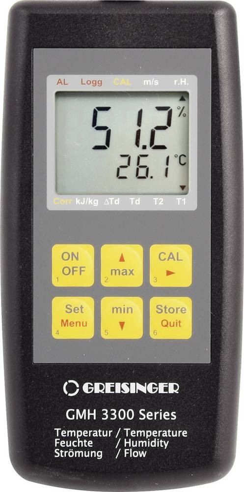 Greisinger GMH 3351 Luftfeuchtemessgerät (Hygrometer) 0% rF 100% rF