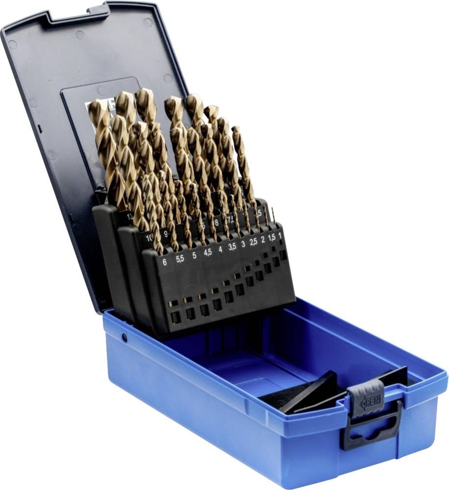 PFERD TOOLS 25203704 SET SPB DIN 338 HSSE N 1-13 INOX 25 Metall-