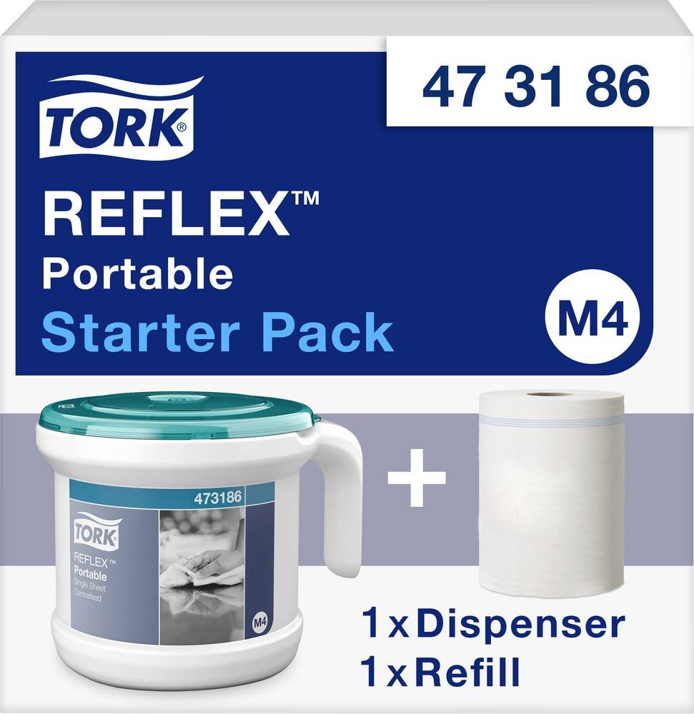 Tork 473186 Reflex dispenser di asciugamani di carta Distributore di
