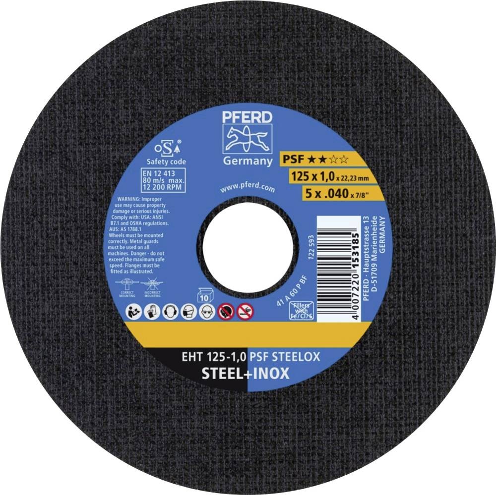 PFERD TOOLS PSF STEELOX 61721110 Trennscheibe gerade 125mm 1 St.