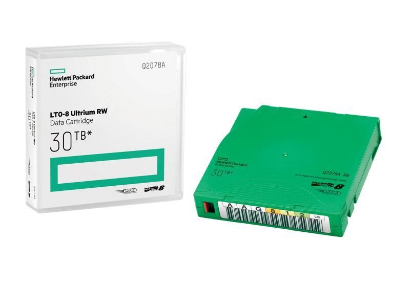 HPE LTO-8 Ultrium 30TB RW Data Cartridge - HPE LTO-8 Ultrium 30TB RW