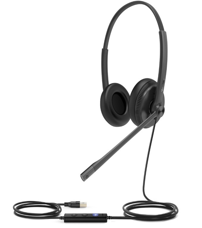 Yealink UH34 Headset Wired Head-band Office/Call center Black -