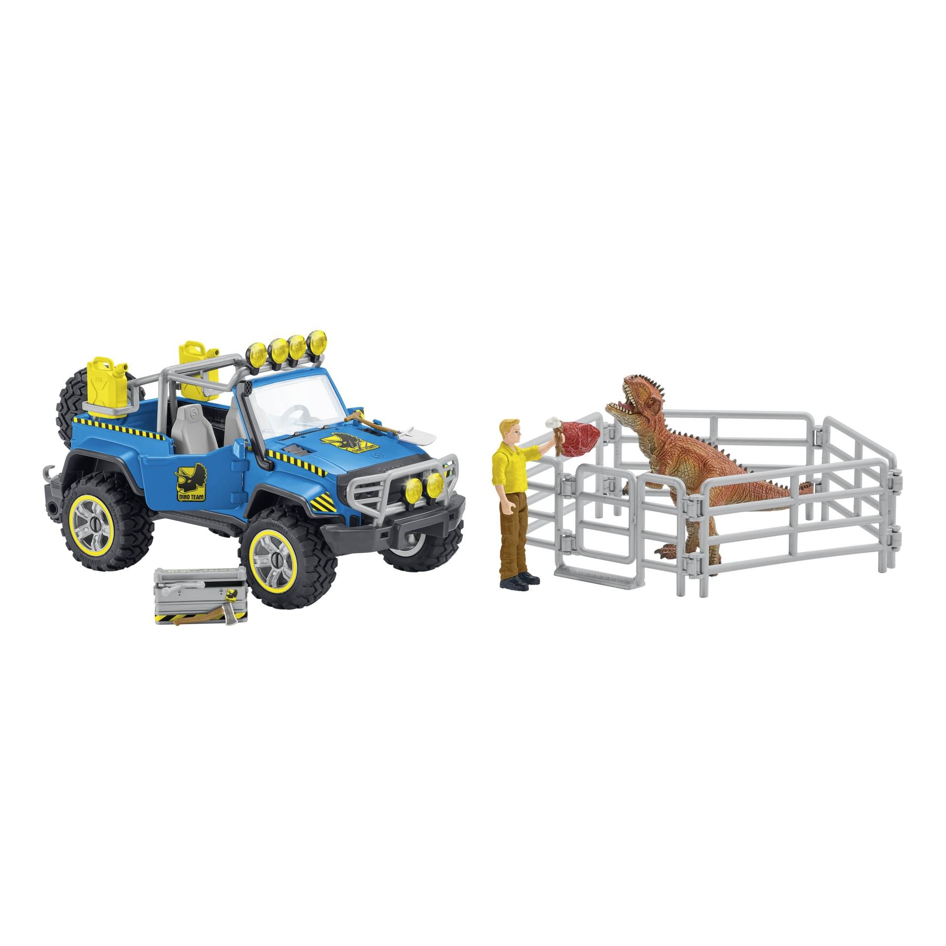 schleich Dinosaurs Off-road vehicle with dino outpost - schleich