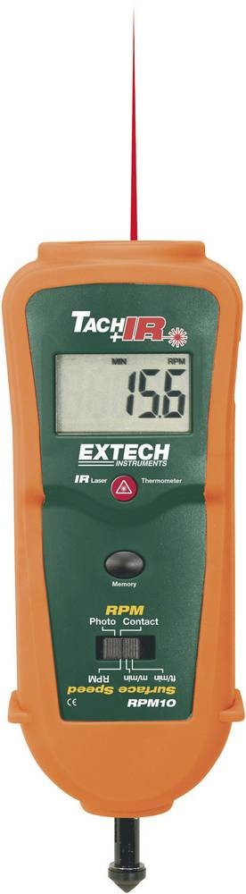 Extech RPM10 Drehzahlmesser mechanisch, optisch 0.5 - 19999 U/min 10 -