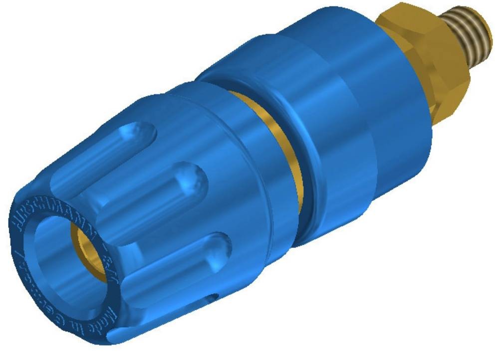 Hirschmann Test & Measurement PKI 10A Au Polklemme blue 35A 1 pc(s)