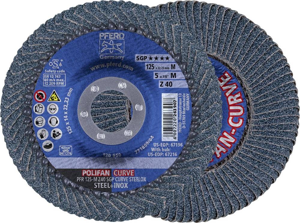 PFERD TOOLS 69398197PFR 125-M Z 40 SGP CURVE STEELOX Fä