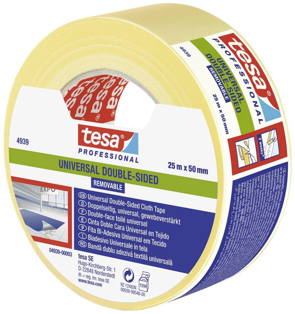 Tesa UNIVERSAL REMOVABLE 04939-00003-11 Verlegeband tesa
