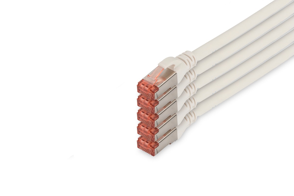 Digitus CAT 6 S/FTP câble patch, 5 pièces - Digitus CAT 6 S/FTP câ