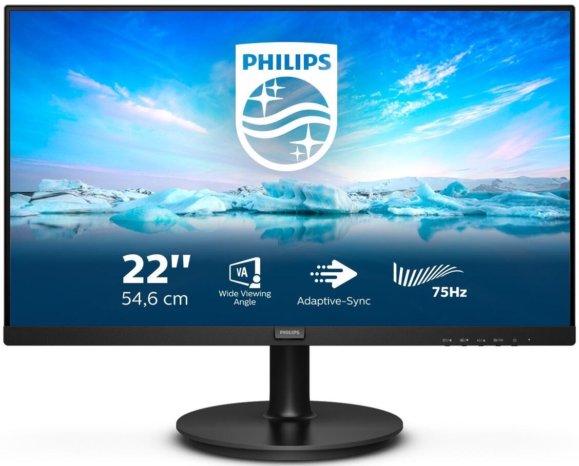 Philips V Line 222V8LA/00 computer monitor 54.6 cm (21.5") 1920 x