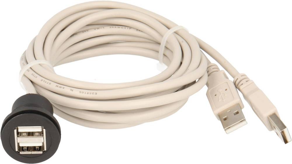 Schlegel 2 x USB 2.0 connettore femmina A - 2 x USB 2.0 spina A